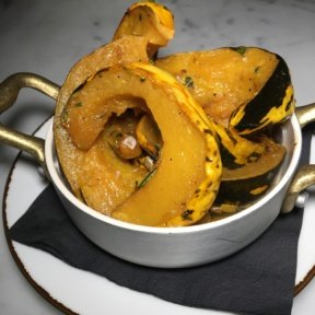 Gluten-free squash from Society Cafe at Walker Hotel